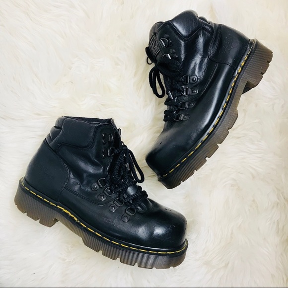 steel toe platform boots